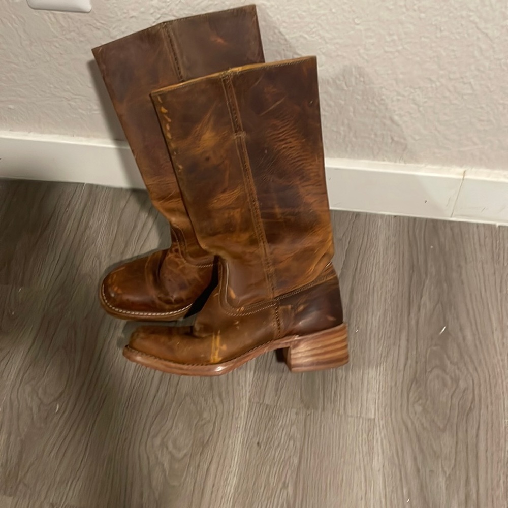 Frye boots. Hardly worn. Some scuffing.